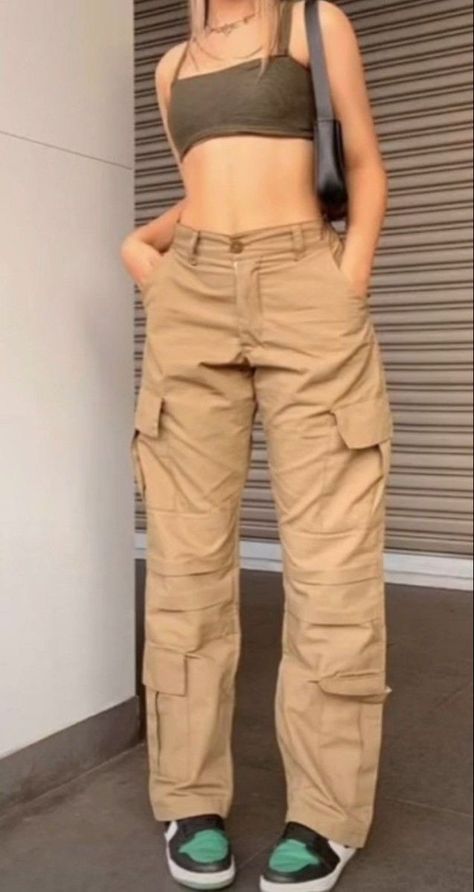 Pocket Sides Cargo Pants