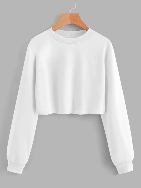 Crop top sweatshirts