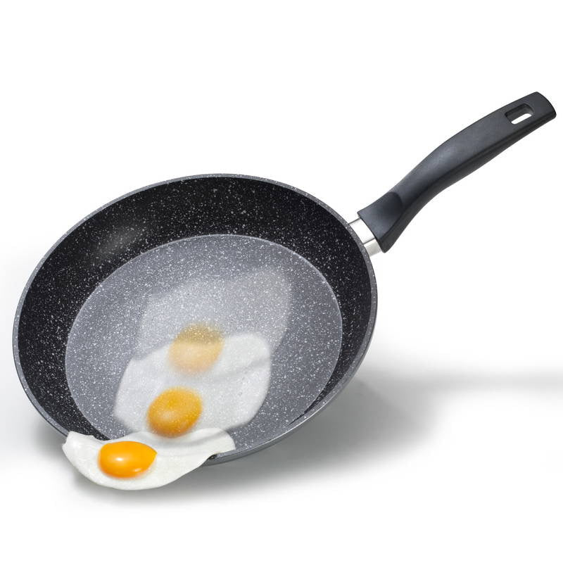 Frying Pan of 24cm without Lid - Black