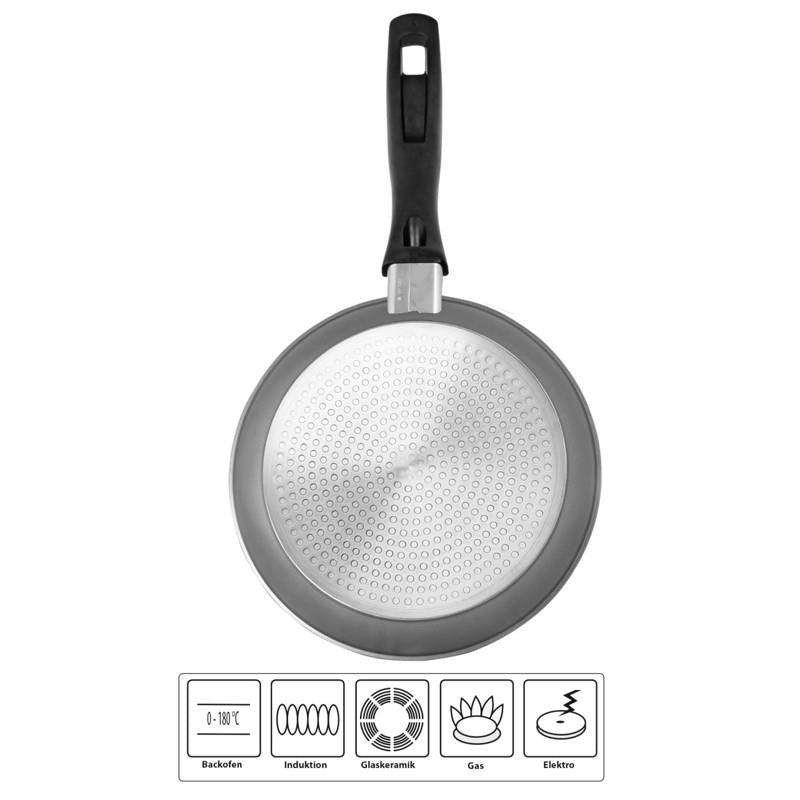 Frying Pan of 24cm without Lid - Black