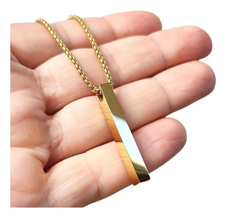 Bar Pendant Necklace 