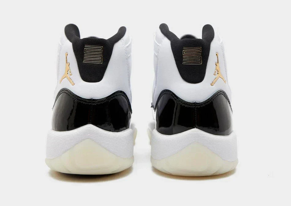 Air Jordan 11 Retro DMP Gratitude Black White Metallic Gold